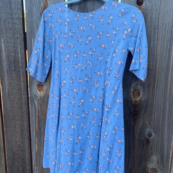 Christy Dawn Fox Mini Backless Floral Dress - Women's Small - Picture 3 of 4